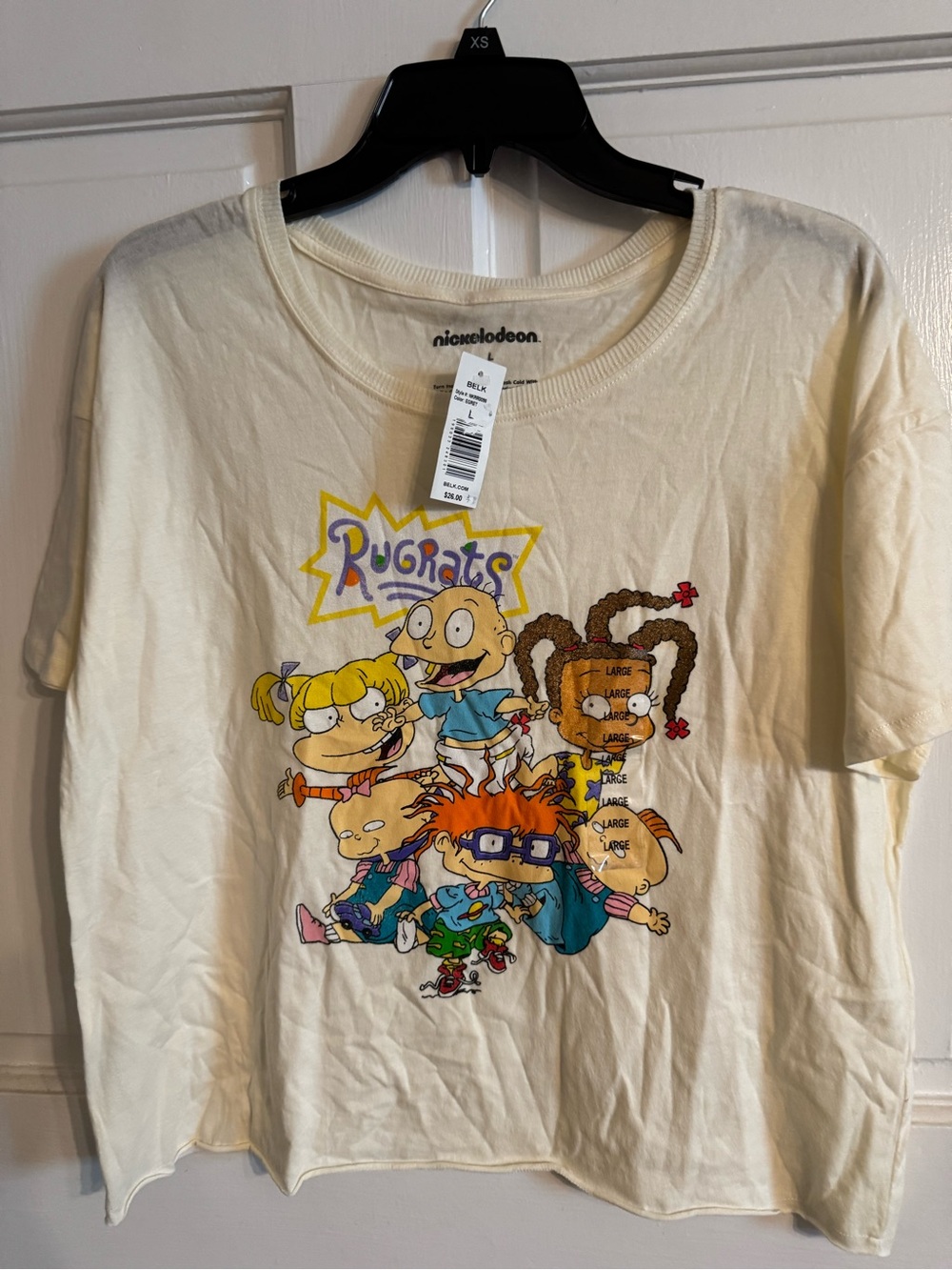 Nickelodeon Rugrats Cartoon Graphic Tee - Cream